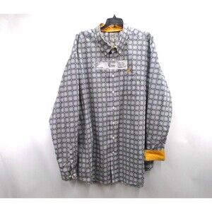 Men's Cinch Long Sleeve Button Front Shirt Size XXL Cotton Western 100% Cotton